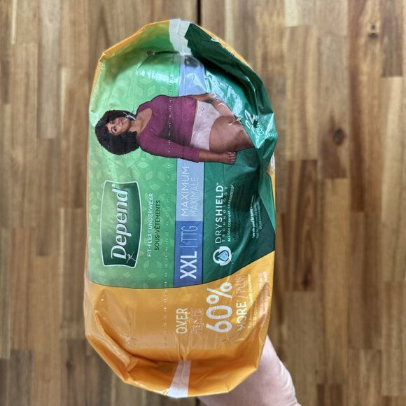 Depend FIT-FLEX Underwear for Women Size: XXL - 22Ct Damaged Package - Picture 2 of 16